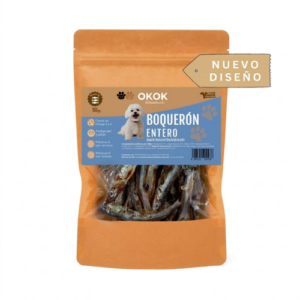 OKOK Boquerón Entero Deshidratado – Snack Natural para Perros