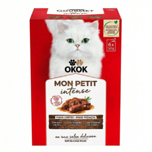 OKOK Mon Petit Intense Multipack 6x50g – Comida Húmeda para Gatos