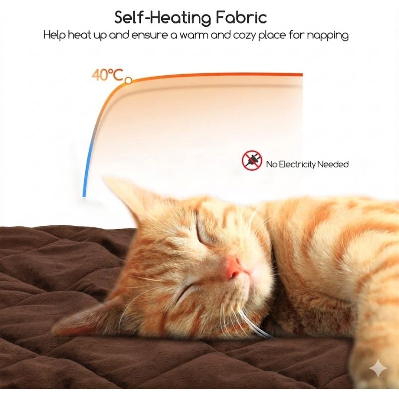 Alfombrilla Térmica Autoreflectante para Mascotas "ThermoPaw" - Imagen 3