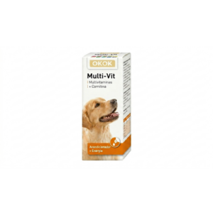 Suplemento Multivitamínico para Mascotas OKOK Multi-Vit con Carnitina