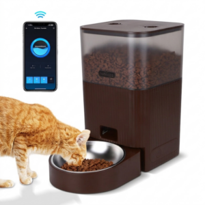 Comedero Automático Inteligente para Mascotas OKOK – Dispensador con Wi-Fi y App