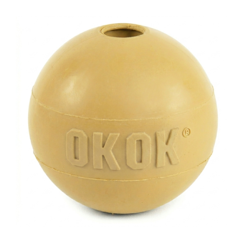 Pelota de Caucho Natural Ultra Resistente OKOK – Juguete Rellenable para Perros